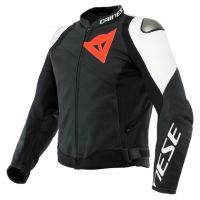 Dainese SPORTIVA sportovní kožená bunda černá/bílá vel.46